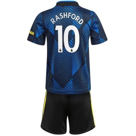 Camisola Manchester United Marcus Rashford 10 Criança Equipamento 3ª 2021-22